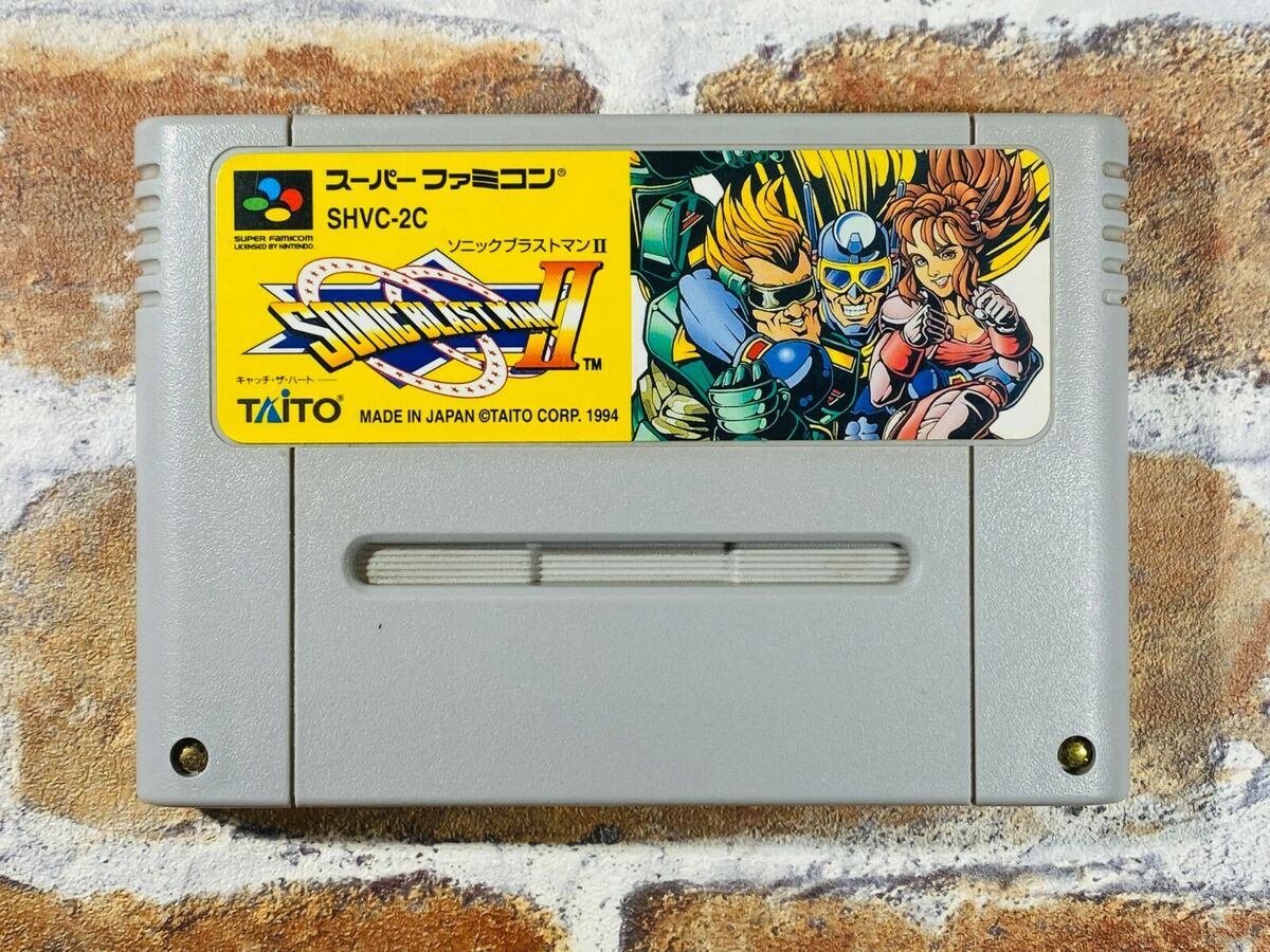 ソニックブラストマン2】スーパーファミコン ソフト カセット ソニックブラストマン2】スーパーファミコン ソフト カセット