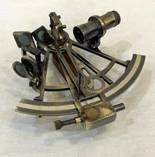 8'' Antiques Finish Brass Nautical Navigational Astrolabe Instrument Sextant