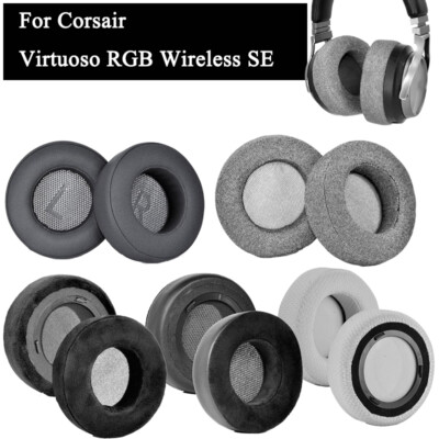Memory Foam Corsair Virtuoso Rgb Wireless Ear Pads Thicker Upgrade