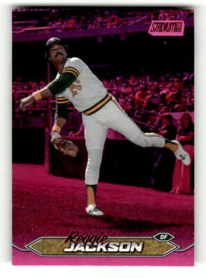 2024 Stadium Club Pink Foil #276 Reggie Jackson Athletics