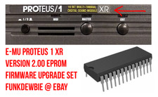 E-MU Proteus 1 XR OS 2.00 EPROM Firmware Upgrade SET / New ROM Update Chips