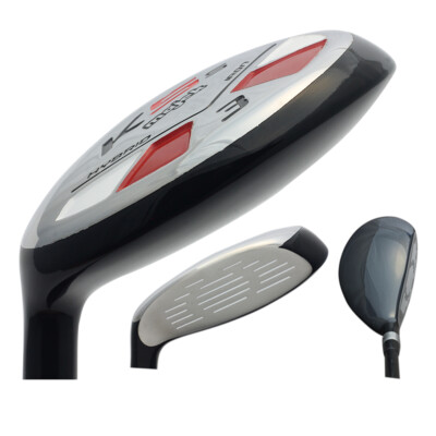 Left Handed - Majek Golf +1'' than Std Tall Men's #3 Hybrid Stiff ''S'' Flex Club