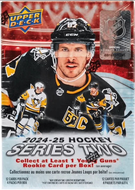 2024-25 Upper Deck Series 2 Hockey Factory Sealed 4 Pack Blaster Box 48 Cards