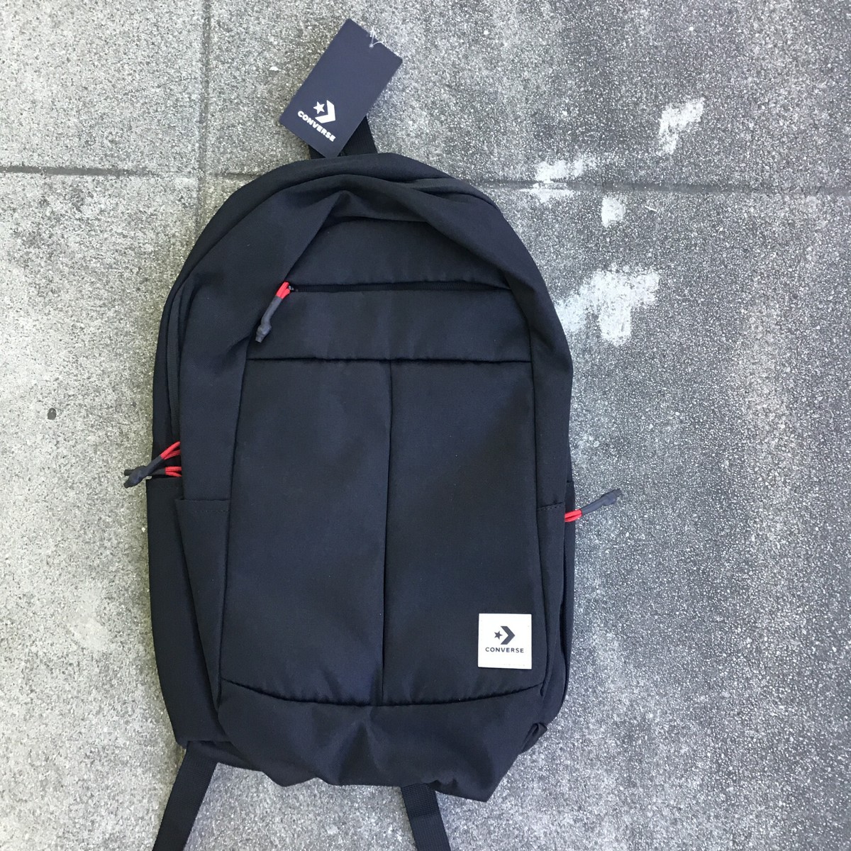 NWT Converse Backpack Black Padded School Travel 19