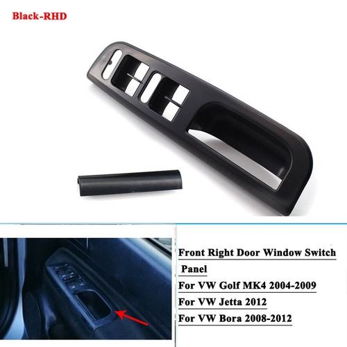 RHD Window Switch Panel Handle Trim For VW Golf MK4 20042009 Jetta