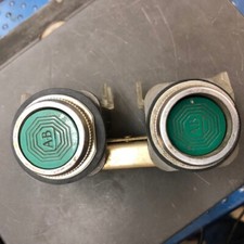 Allen Bradley Green Push Button - set of 2 attached together