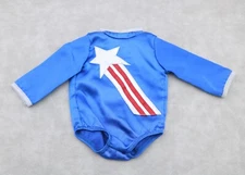 American Girl Molly Miss Victory Tap blue Leotard Bodysuit only for 18'' doll