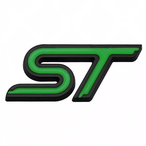 ST 3D Logo Metal Car bumper body Badge Emblem Decals Sticker For Ford Focus - Picture 10 of 13