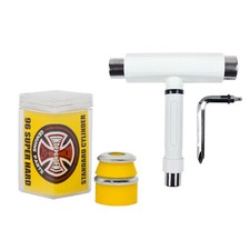 Independent Skateboard Bushings Cylinder Yellow 96A With Krown T-Tool