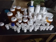 Miscellaneous plastic craft or storage containers