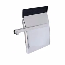 18" x 24" Stainless Steel Quarter Fender Set w/ Tube Bracket - Super Single Tire