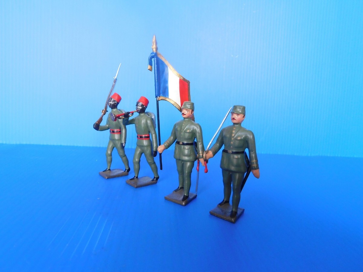 CBG MIGNOT ARMEE COLONIALE RARE ET BEL ENSEMBLE DE TIRAILLEURS