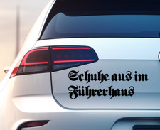 Aufkleber Schuhe aus im Führerhaus Bike Sticker Decal Scene LKW Auto Car+Bonus