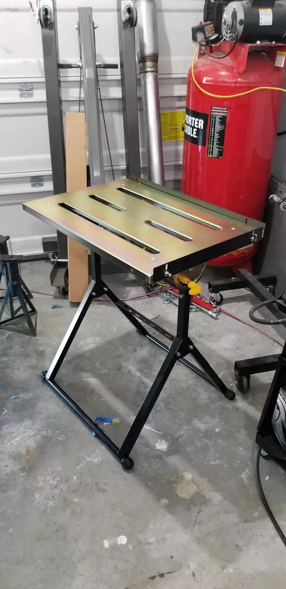 Adjustable Steel Welding Table eBay