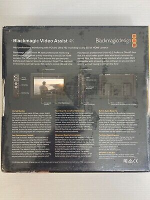 Blackmagic Design Video Assist 4K 7 inch HD Monitor Ultra Blackmagic Design Video Assist 4K 7 inch HD Monitor Ultra