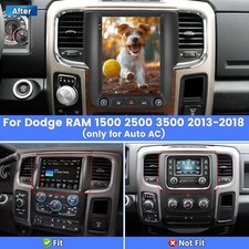 9.7" HD Car Radio GPS Navigation Android Carplay 2 32GB For 2013-2018 Dodge RAM