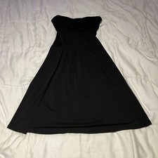 Susana Monaco Black Nylon Dress - Size XS - Made in USA