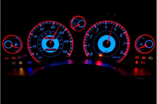 Toyota MR2 - 2gen. W20 Design 2 Glow Gauge Plasma Dials Speedometer Shift - Picture 1 of 7