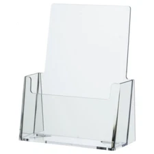 acrylic counter postcard holder staples sku#913923