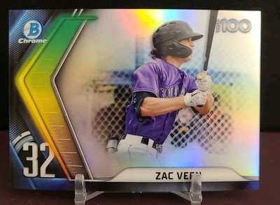 2022 Bowman Zac Veen Scouts Top 100 Prospects #BTP-32