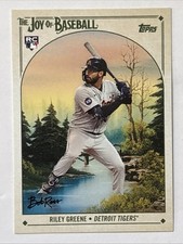 2023 Topps X Bob Ross The Joy of Baseball - Riley Greene #30 (RC)