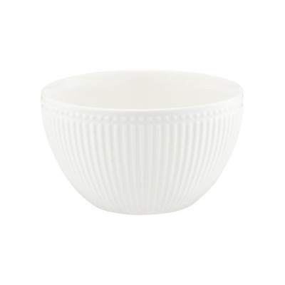 AMBITION Schüssel aus Porzellan Curly 14 cm weiß Dessert Müsli modern 