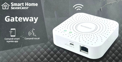 SILVERCREST Gateway Zigbee Smart Home Wi-Fi App-Steuerung Weiß NEU #