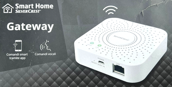 Silvercrest Gateway Zigbee Smart Home Wi-Fi App-Steuerung Weiß Neu #-image