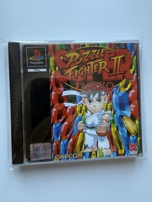 Puzzle Fighter 2 Turbo PS1 PlayStation Mit Schutzhülle - Top Zustand Sammler