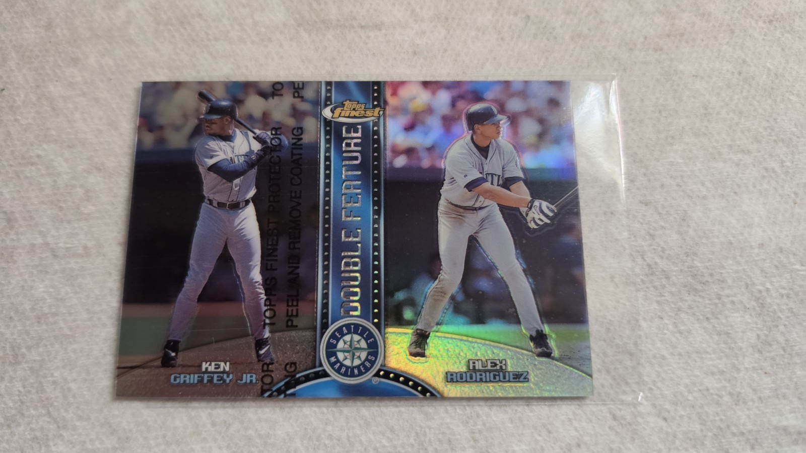 1999 Topps “Double Feature” Single Refractor Rodriguez/Ken Griffey Jr. #DF1