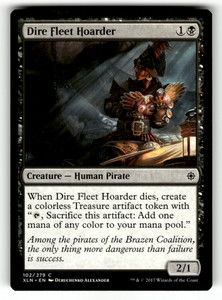 Dire Fleet Hoarder #102 Ixalan Common MTG