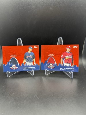 2009 Topps Updates & Highlights - All-Star EVENT WORN David Wright - Ben Zorbist