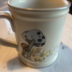 DENBY ENGLAND DREAM WEAVER CHILD'S MUG 10 OZ BLUE TRIM BOY FLOWERS MUSHROOMS — photo 4