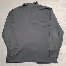 CC Filson Sweater Mens Extra Large Dark Green 100 Merino Wool 1/4 Zip Pullover