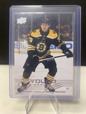 Upper Deck 2025-26 Series 1 Young Guns #222 Michael Callahan Bruins Rookie