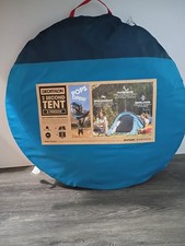 Decathlon 2 Second Tent 3 Person Pop Up Dome Tent Waterproof Blue/Black