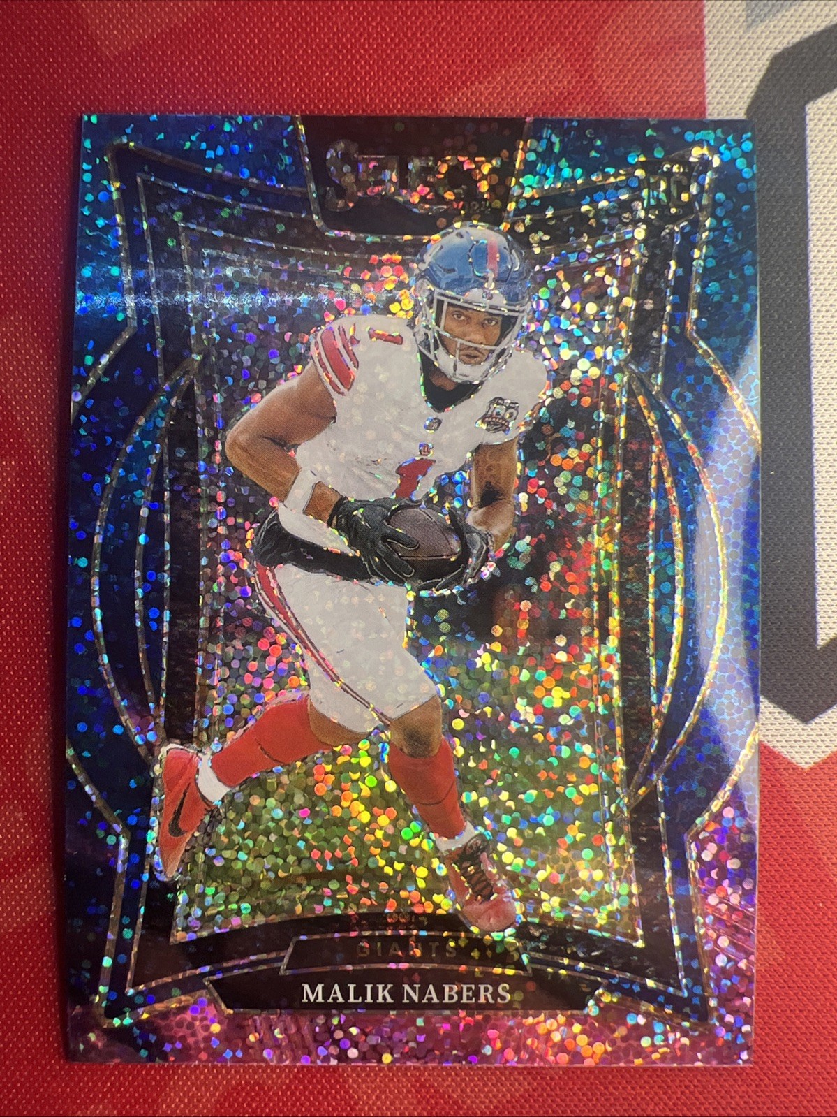 2024 Panini Select - Concourse Malik Nabers #29 Cosmic SSP (RC)