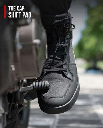 RIDEIRON Motorcycle Shoes for Men, CE Certified, Thickened AntiSlip Sole, Bre... image 3
