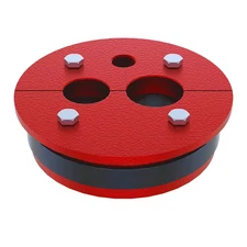 6 In. Well Seal, 1 In. and 1-1/4 In. Double Drop Heavy-Duty Cast Iron