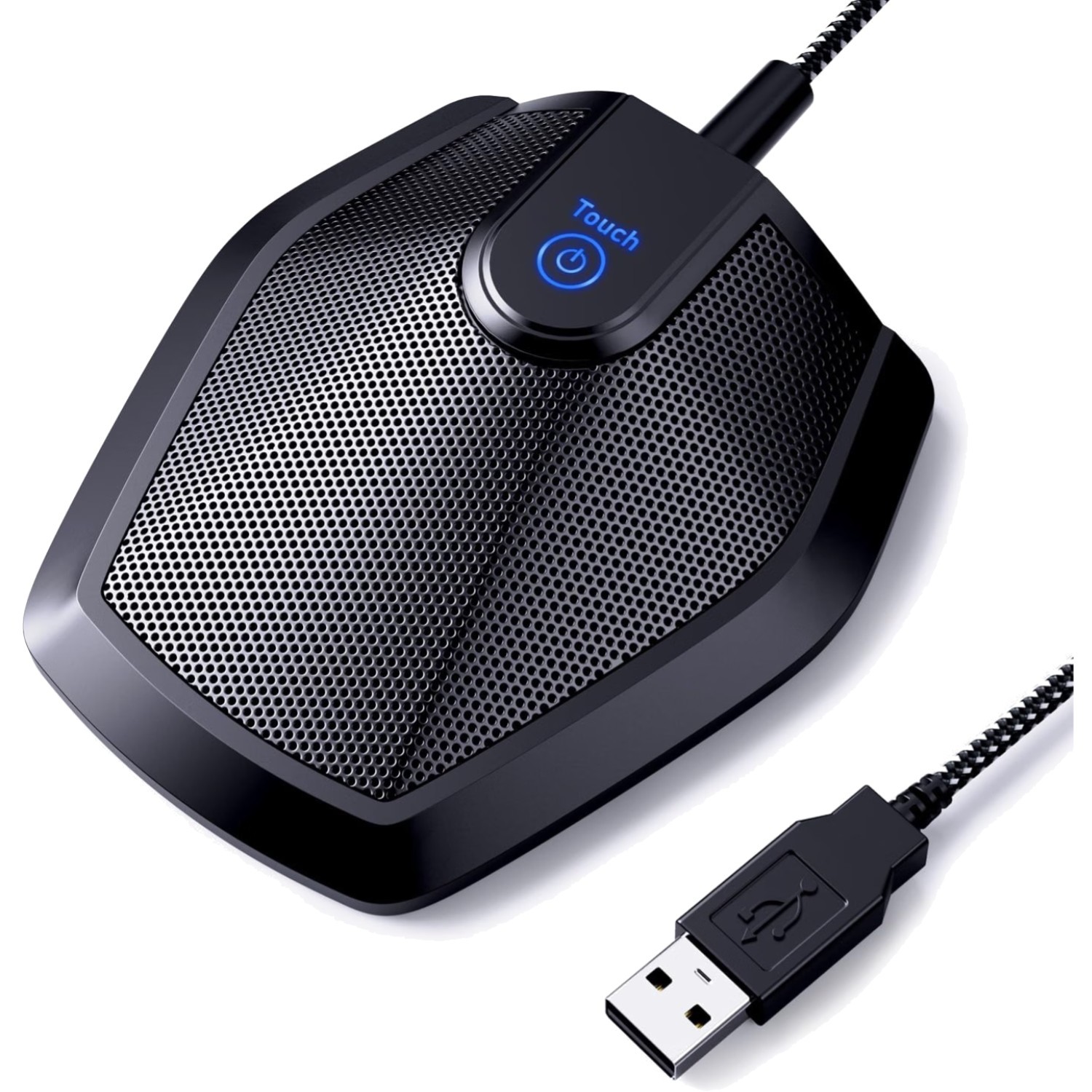 Compact G11 USB Microphone with Mute Function - Ideal for Video Conferencing