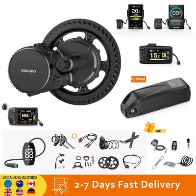 48V750W68-73MM Bafang Mid Drive Motor Electric Bicycle Conversion Kit for BBS02