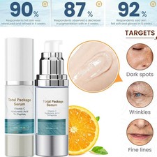 Total Package Serum, All-In-One Vitamin C, Hyaluronic Acid, Peptides Serum 1/5PC