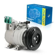  AC Compressor with Clutch Fit for Elantra 2001-2006, Tiburon 2003-2008 78347