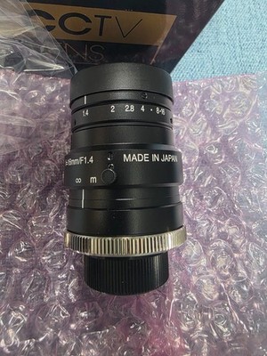 Kowa LM16HC 16mm F1.4 1'' Format Manual Iris C-Mount Machine Vision CCTV Lens NEW