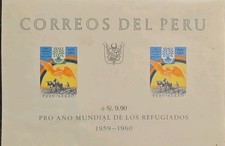 PERU # C164a MNH WORLD REFUGEE YEAR