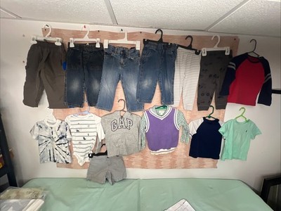 Lot Of Baby Boy Clothes Size 18 Month 14 Pieces Assorted Brands
