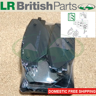 LAND ROVER REAR BRAKE PADS RANGE ROVER 22 ON RANGE ROVER SPORT 23 ON 615123482