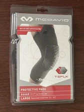 McDavid TEFLX Protective Pads Leg Sleeves, Bl...