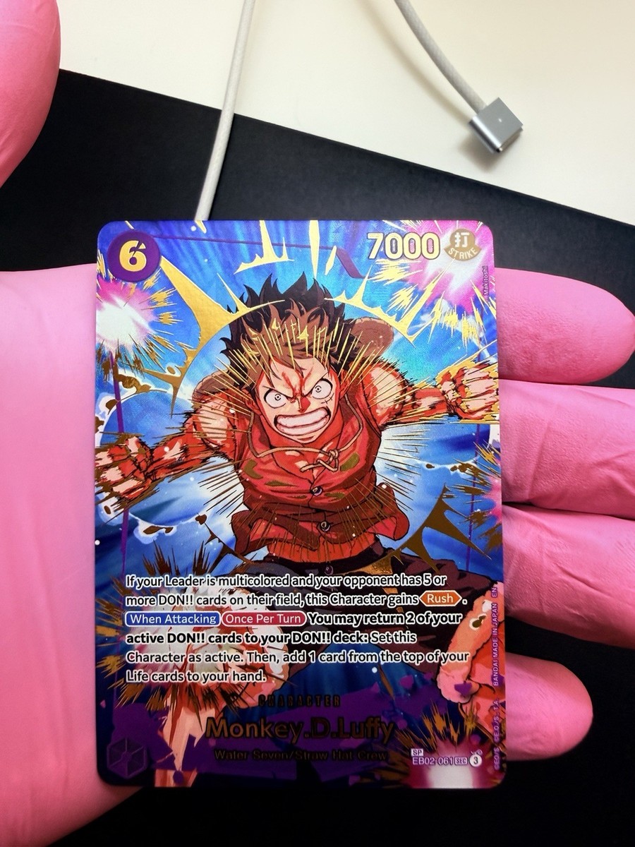 One Piece TCG Monkey D. Luffy SP SEC EB02-061 Premium Booster Vol