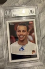Reprint Card 2009-10 Topps - Stephen Curry #321 Authentic Autograph